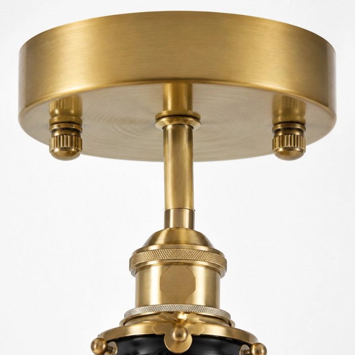 Plafondlamp in Tiffany-stijl met paars gebrandschilderd glas, halfverzonken montage HL3632