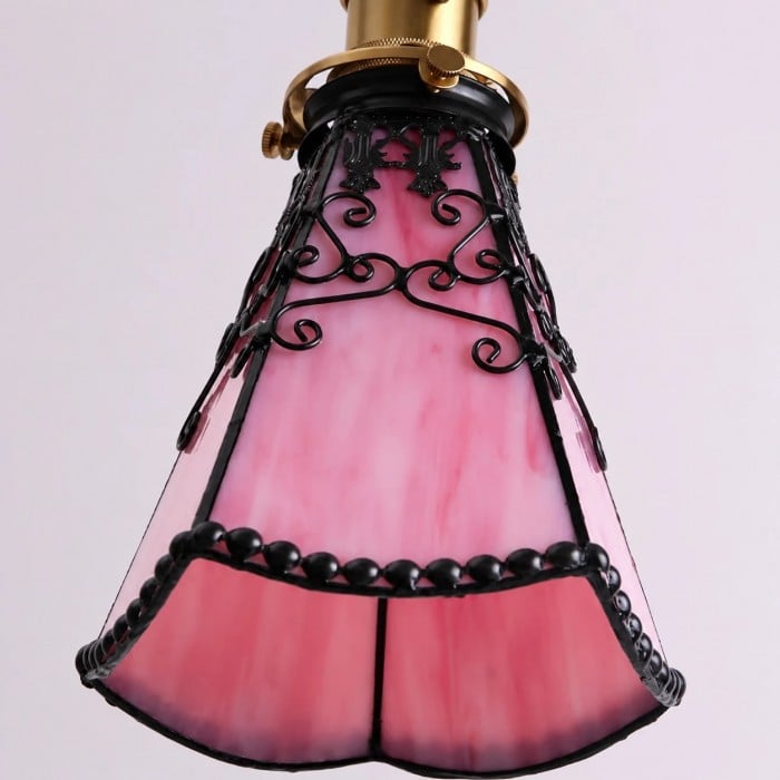 Wisząca lampa witrażowa w stylu Tiffany HL3650