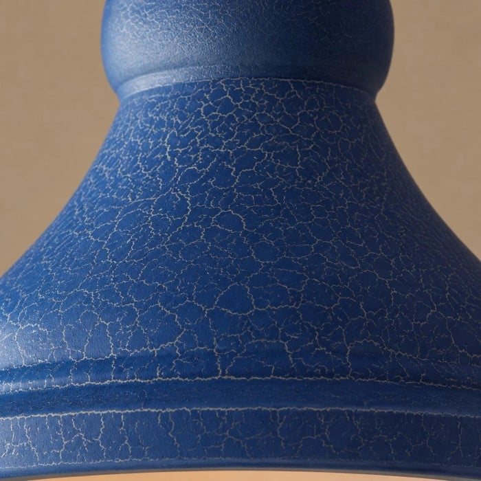Dreifarbige Metallkuppel-Pendelleuchte HL3883