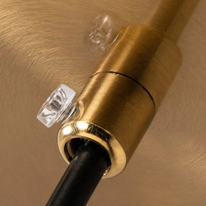 Dreifarbige Metallkuppel-Pendelleuchte HL3883