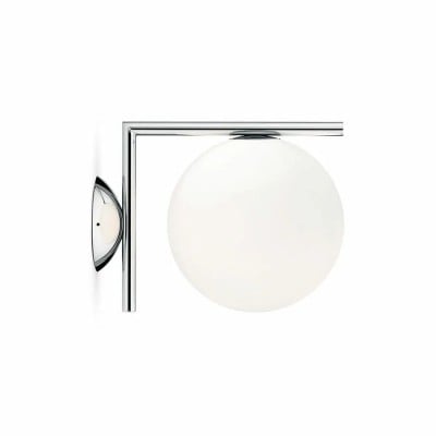 IC Lights Lampada da soffitto a parete con sfera di vetro