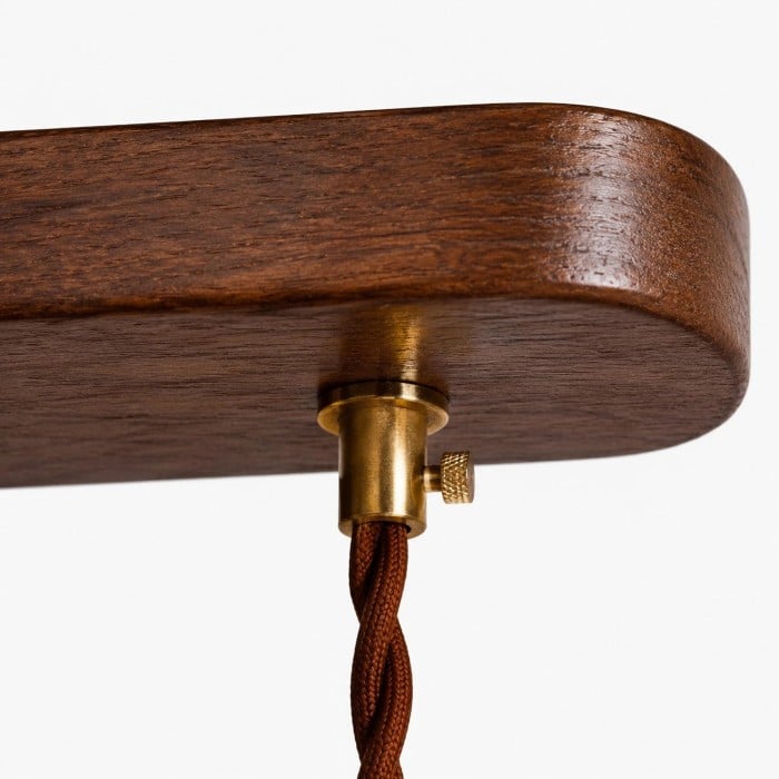 Vintage-Pendelleuchte aus Keramik mit Blumenmuster HL3939