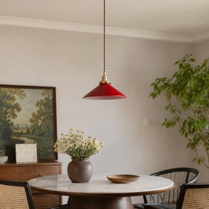 Vintage glazen hanglamp voor de keuken HL3622