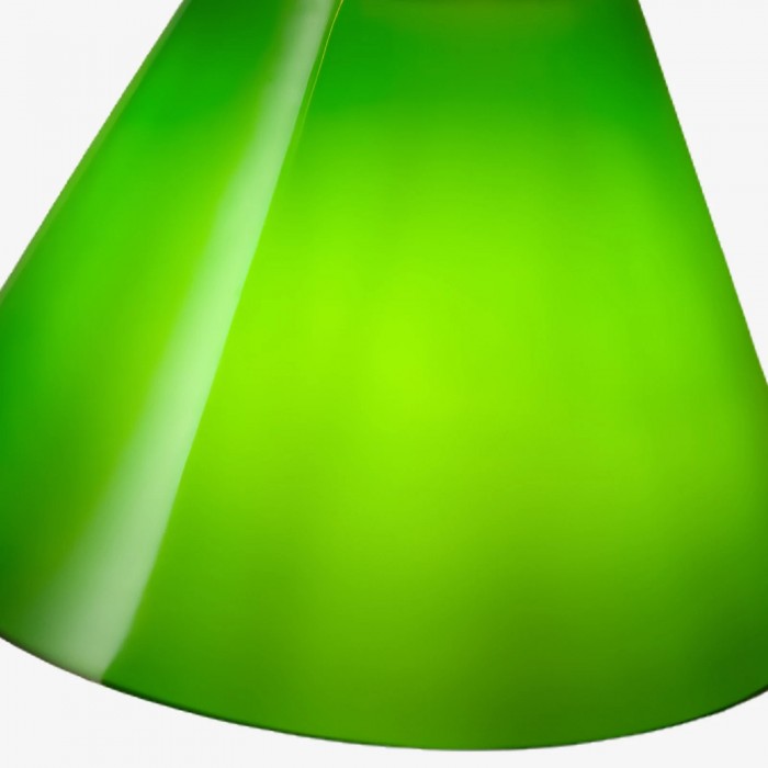 Vintage groene glazen hanglamp HL3808