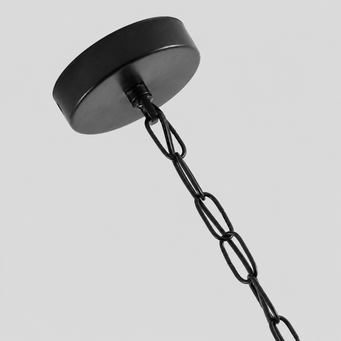 Lampa wisząca w stylu vintage industrialnym z żelazną klatką HL3943