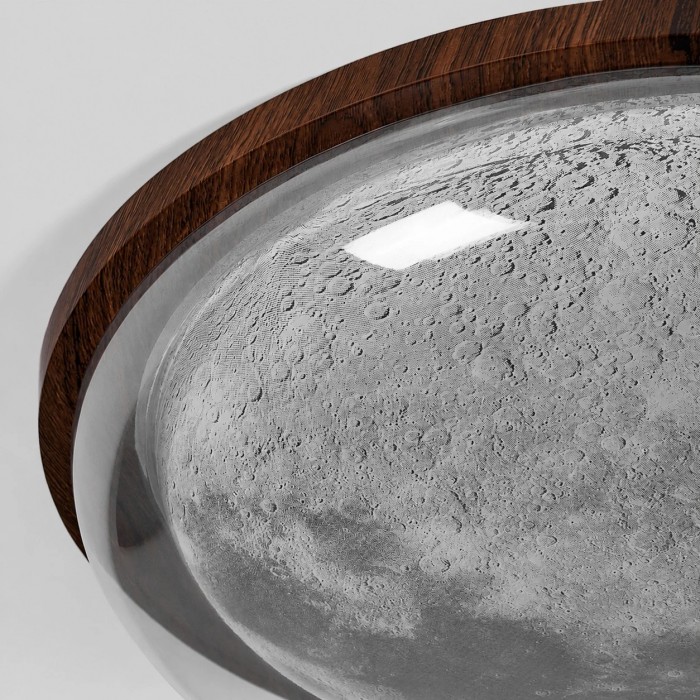 Vintage Moon Walnut Full Spectrum Plafondlamp HL3814