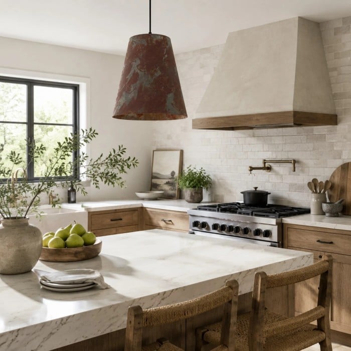 Vintage Patina Iron Pendant Lamp HL3959
