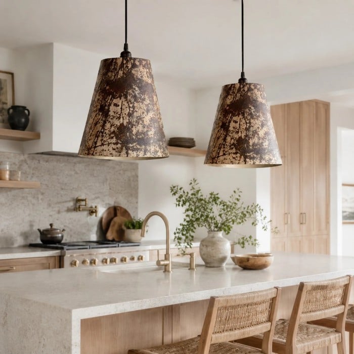 Vintage Patina Iron Pendant Lamp HL3959