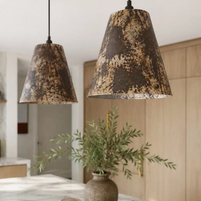 Vintage Patina Iron Pendant Lamp HL3959