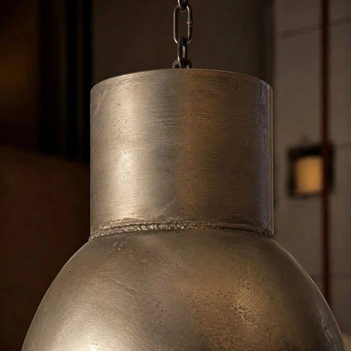Vintage Rust Finish Industrial Pendant Light HL3956