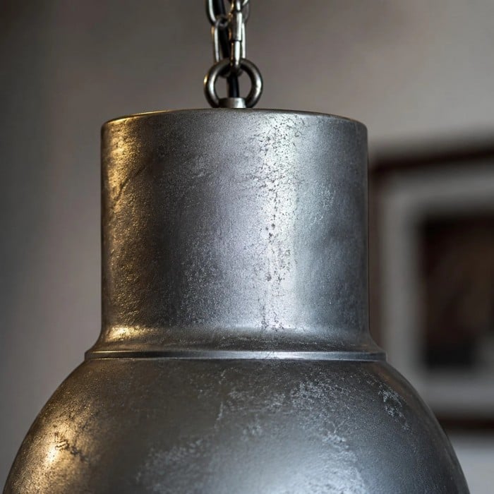 Vintage Rust Finish Industrial Pendant Light HL3956