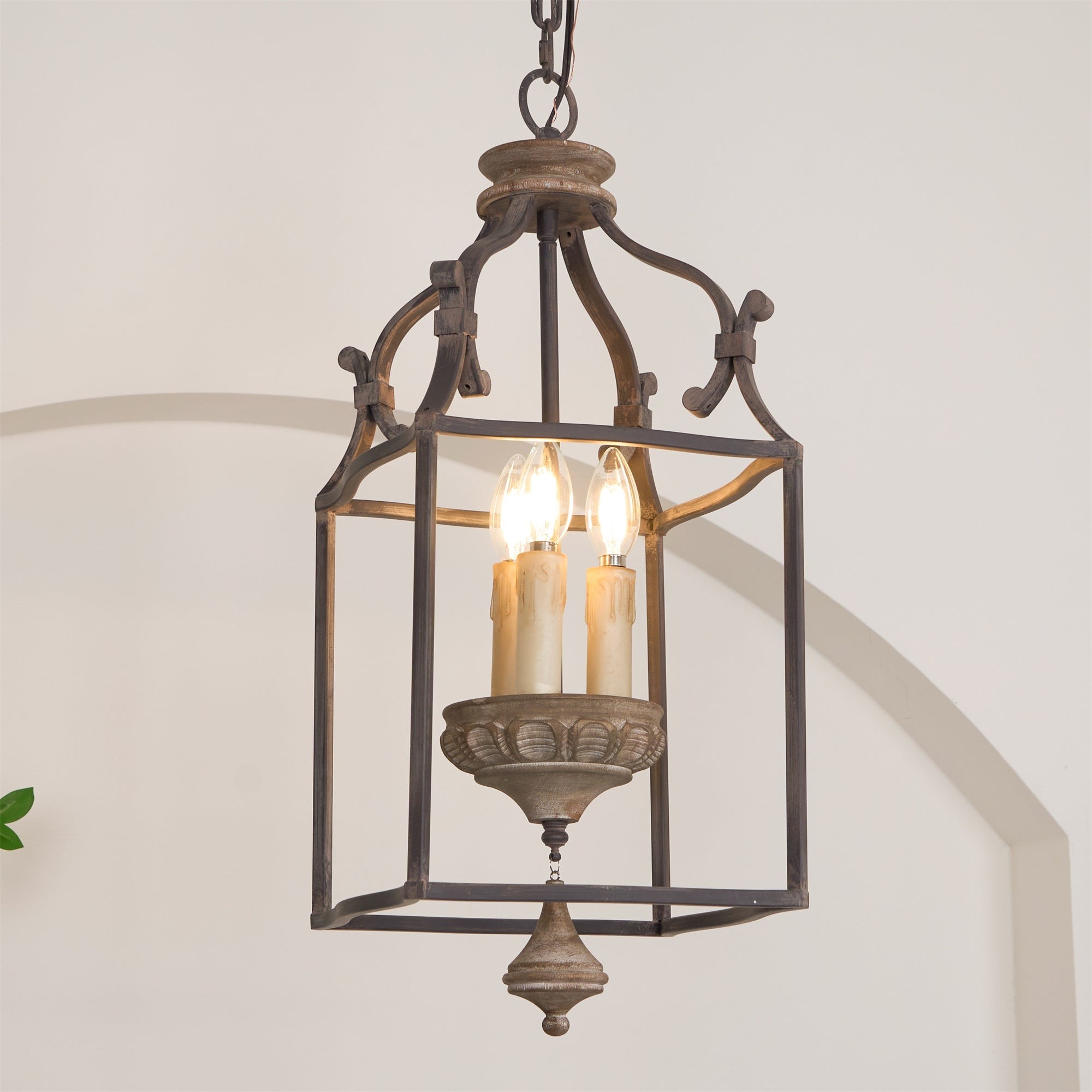 Traditionele kroonluchter in vogelkooi-vorm HL3078