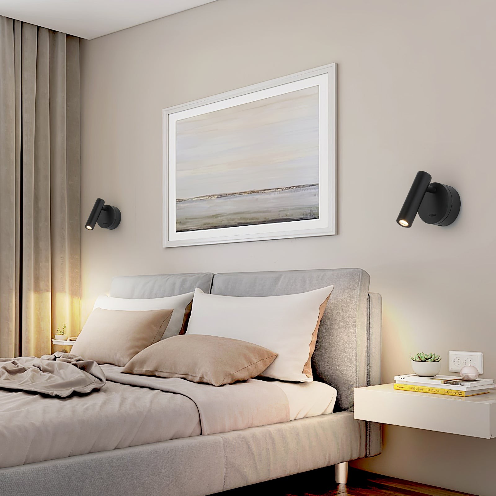 Eenvoudige minimalistische lees-LED-wandlamp voor slaapkamer HL794