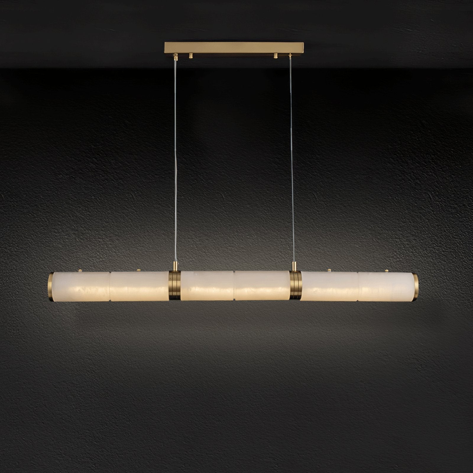 Luxe albasten balken hanglamp HL345