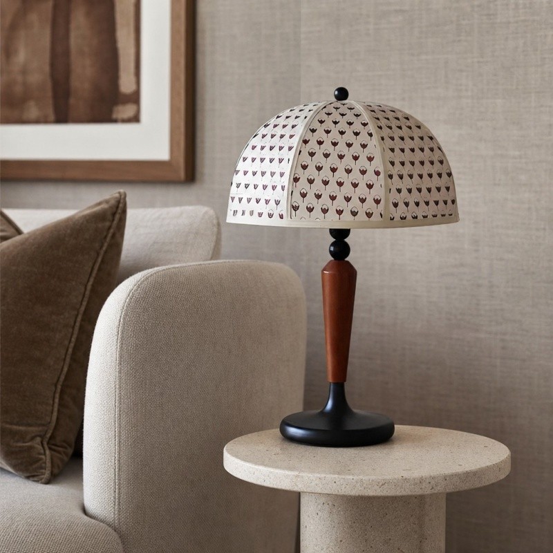 Fennary Franse vintage tafellamp - Elegant klassiek ontwerp voor slaapkamer en woonkamer HL3596
