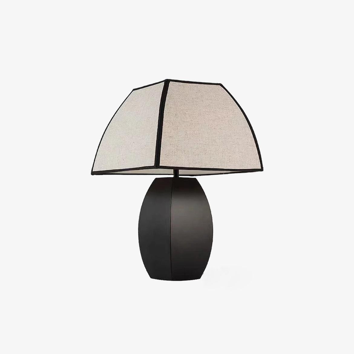 Retro Metalen Paddestoel Stoffen Tafellamp HL554
