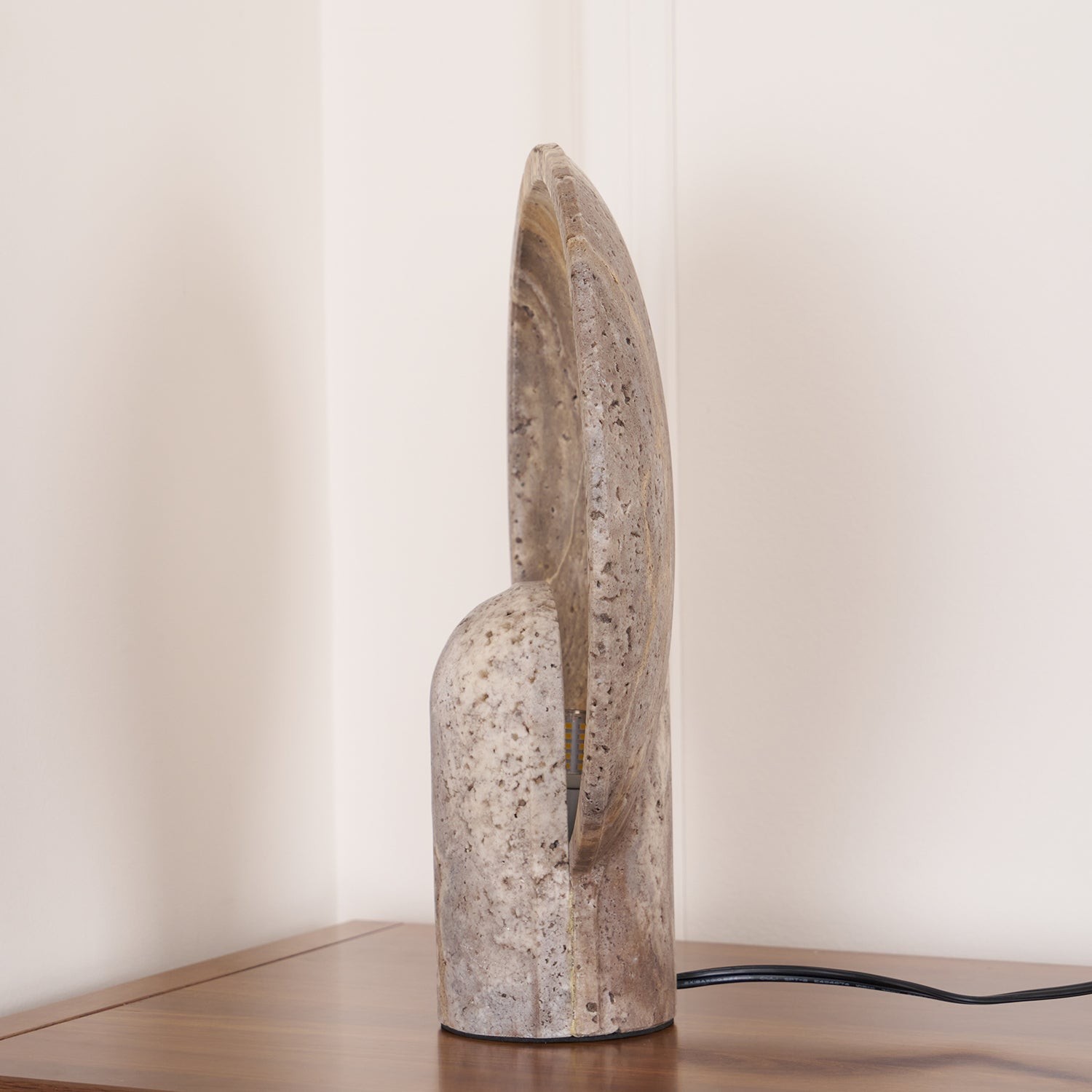 Wabi-sabi stijl Eclipse stenen tafellamp HL985
