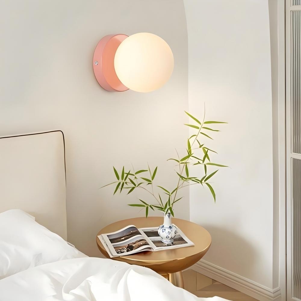 Nordic Globe Opbouw Glazen Wandlamp HL320