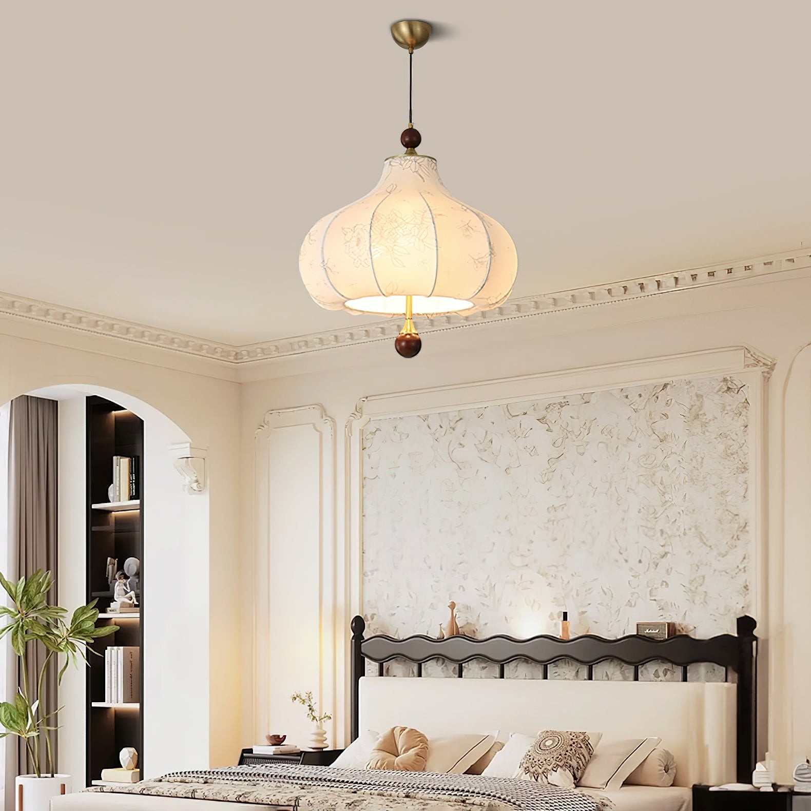 Franse Retro Stoffen Patroon Hanglamp HL496