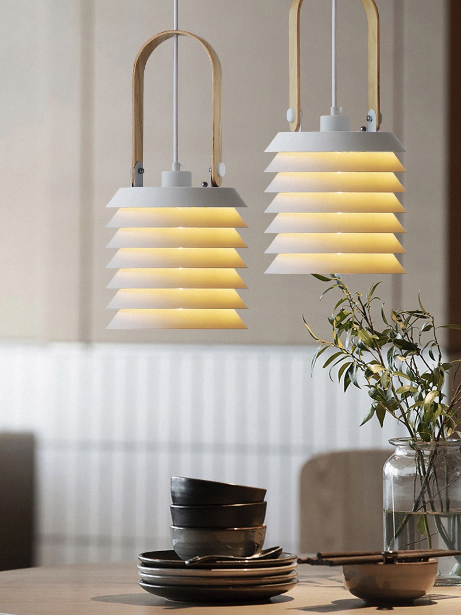 Minimalistische hanglamp in lantaarnstijl HL2973