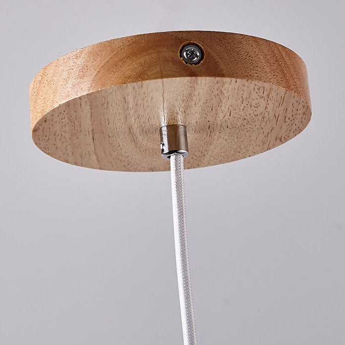 Japanse Wabi Sabi gele travertijn cilinder hanglamp met 1 lichtpunt HL970