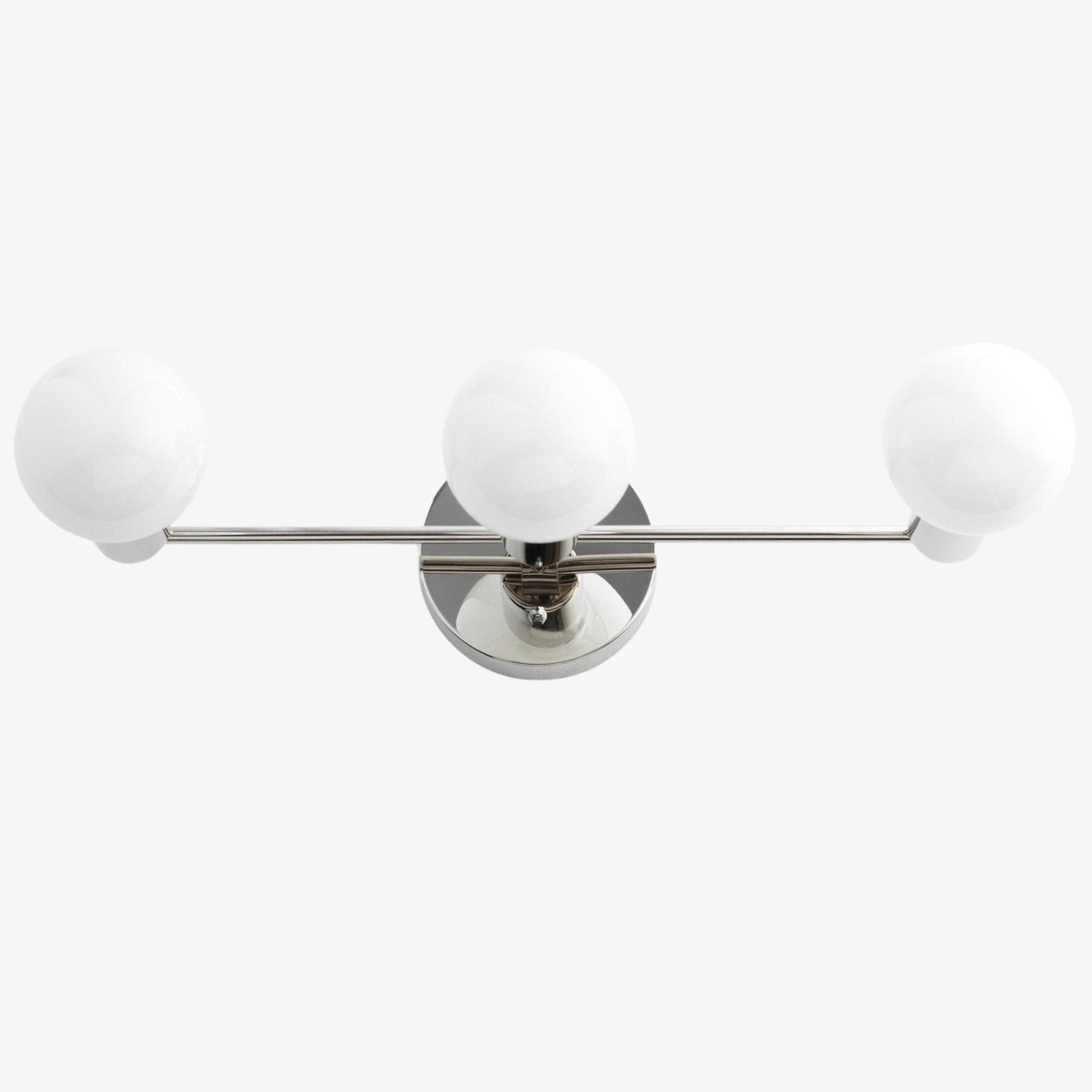Glorica Glass Mid Century Modern Badkamerlamp - 3-lichts Wandarmatuur HL1747