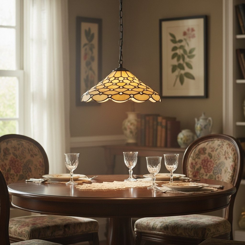 TF Pearl hanglamp - met glazen kap en verstelbare lengte voor eetkamers en keukens HL2215