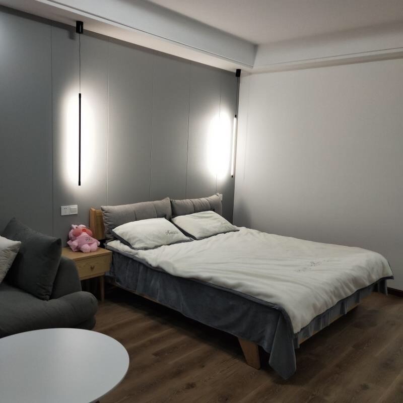 Modern Industriële LED Hanglamp Zwarte voor Eettafel Slaapkamer