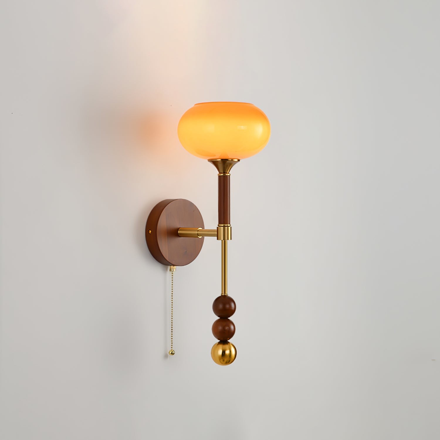 Retro Massief Houten Serie Wandlamp HL769