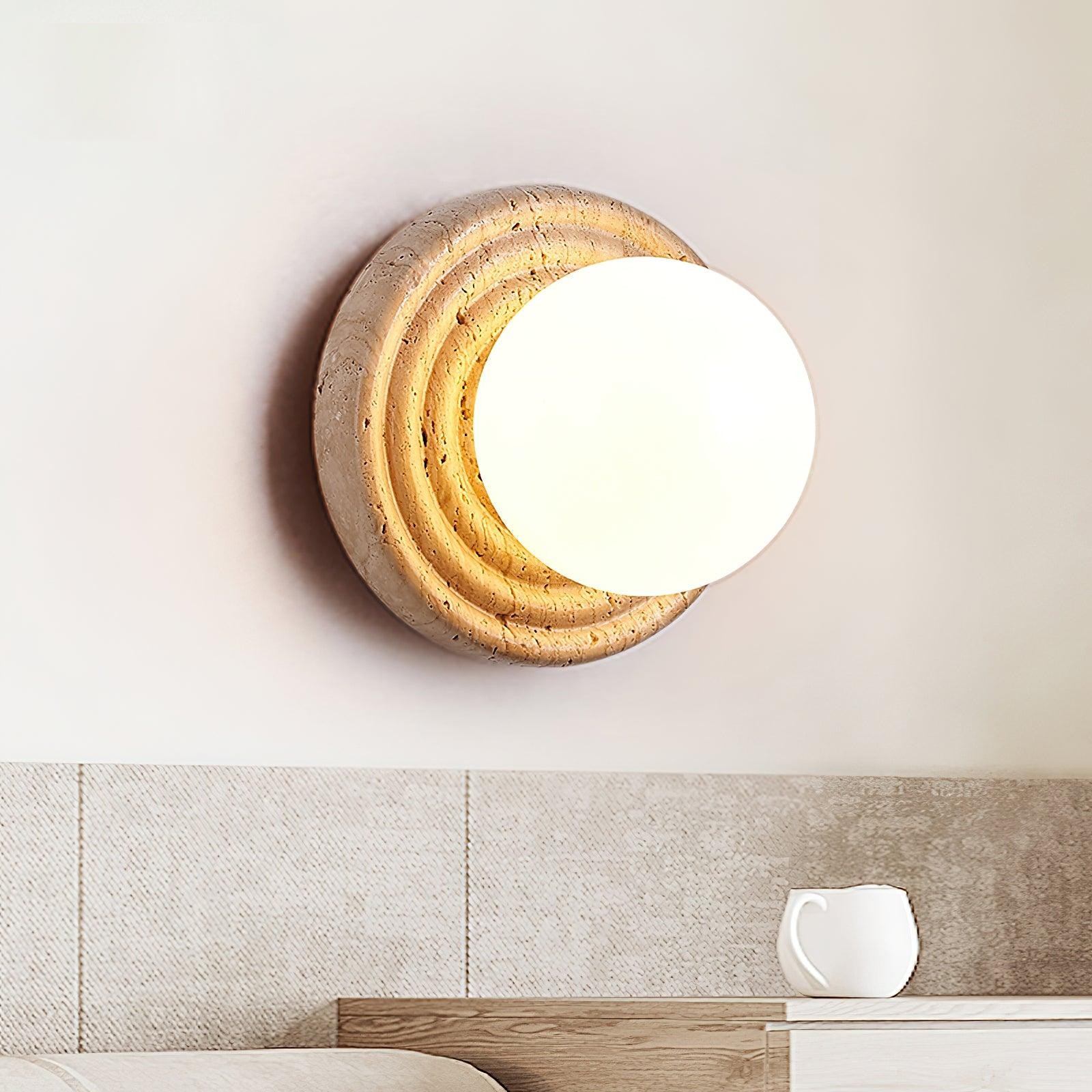Moderne minimalistische ronde wandlamp HL470