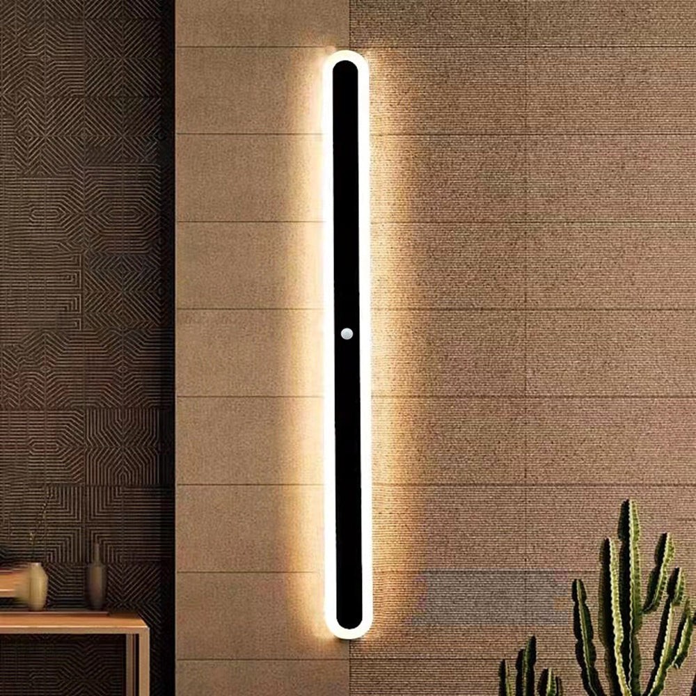 Edge Minimalistische Metalen Ovale IP65 Waterdichte Buitenwandlamp HL3428