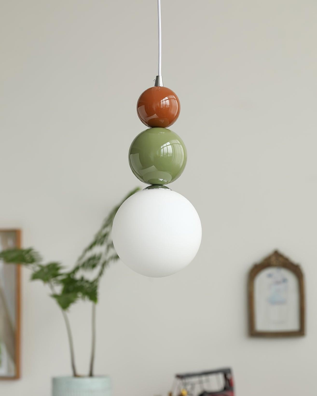Nordic Cream Moderne Eenvoudige Dot Hanglamp HL460