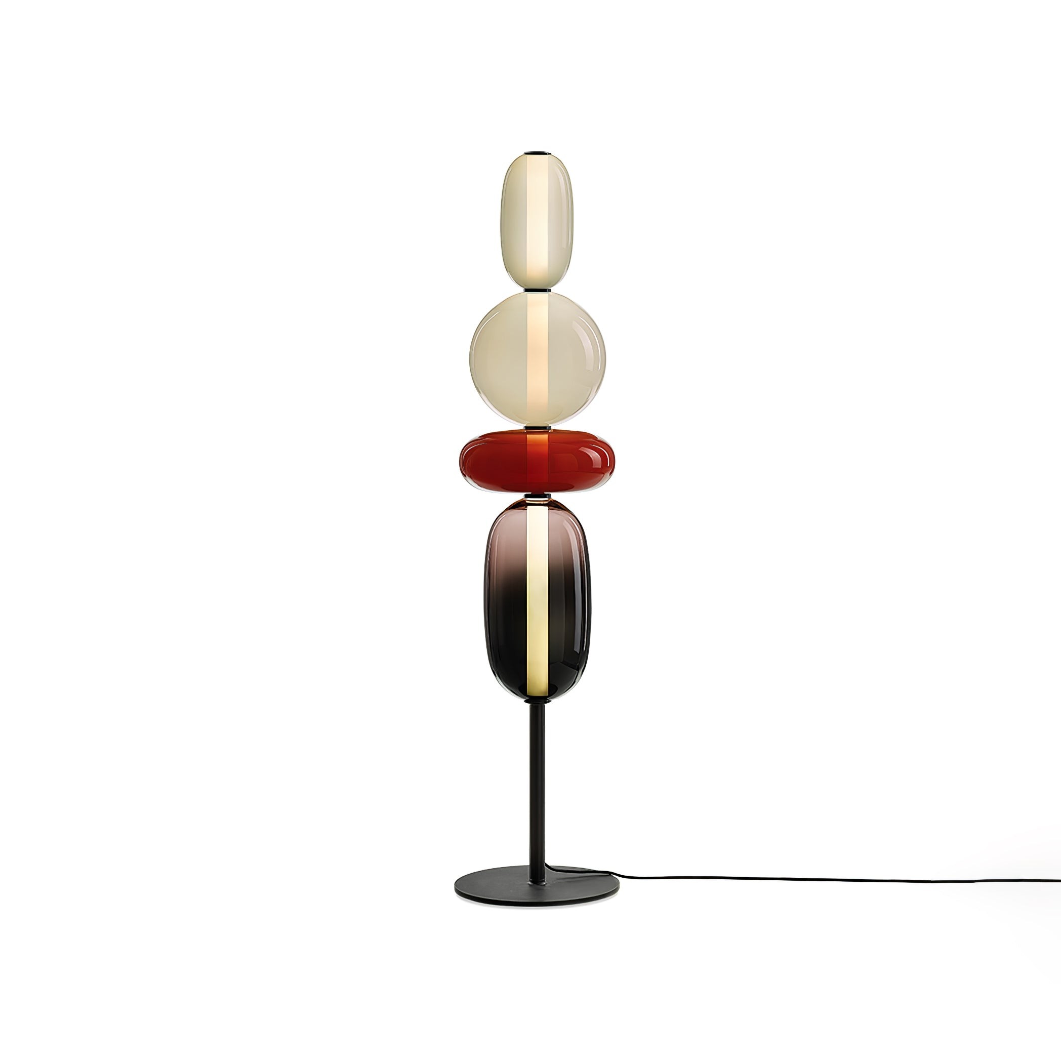 Nordic creatieve minimalistische luxe glazen vloerlamp voor woonkamer HL407