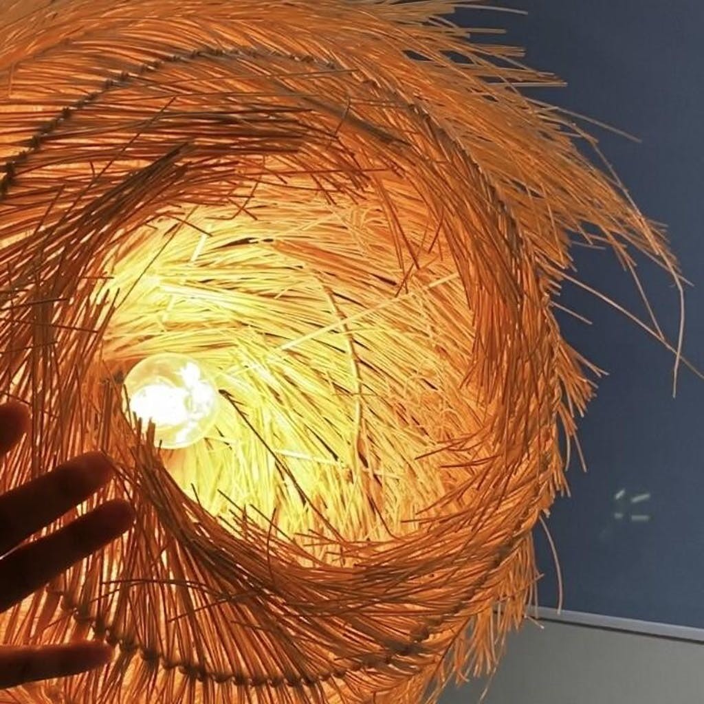 Rustieke Boho Nest Rotan Hanglamp HL162