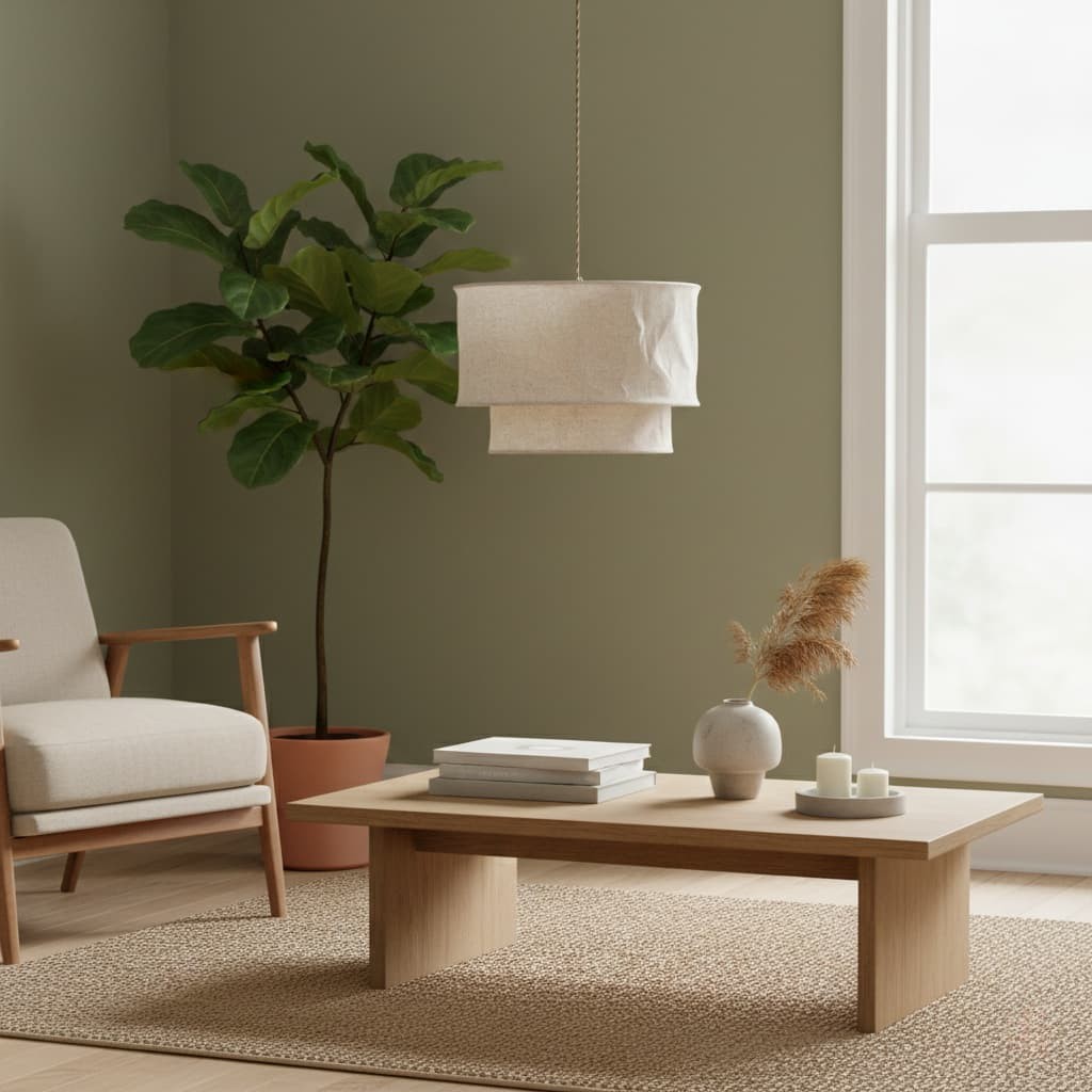 Aeroloom Hanglamp met Organische Textuur - Zachte, Gelaagde Stoffen Kap Moderne Decoratieve Verlichting voor Elke Kamer HL2321