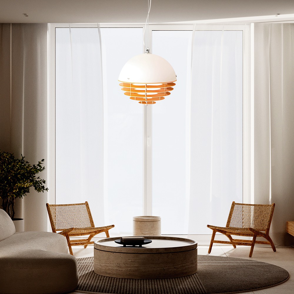 Moderne Bauhaus Sunset Atmosphere Bolvormige Hanglamp HL1002