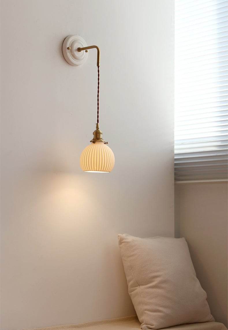 Decoratieve keramische wandlamp HL1807