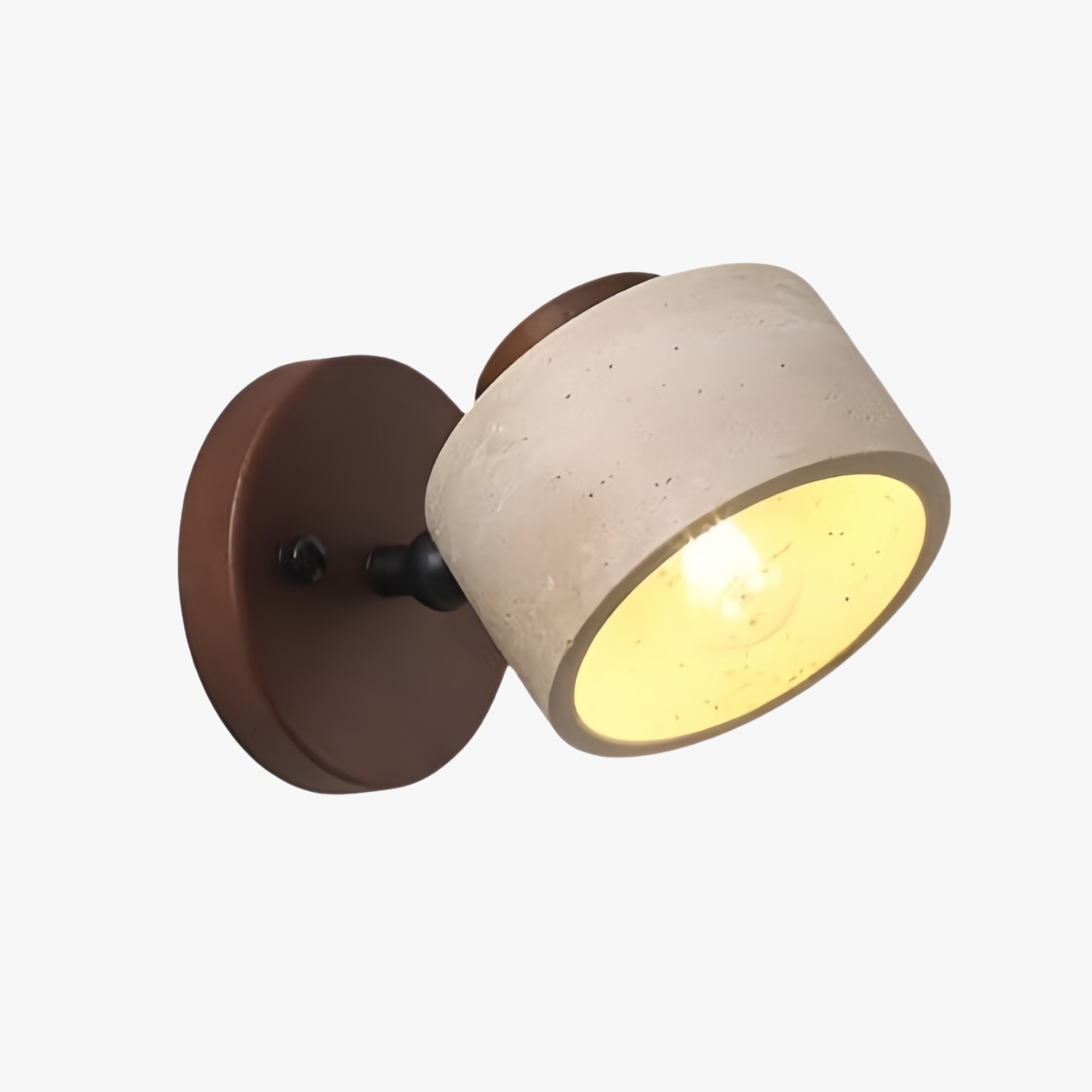 Studie Lezen Minimalistische Travertijn Stenen Wandlamp HL1269