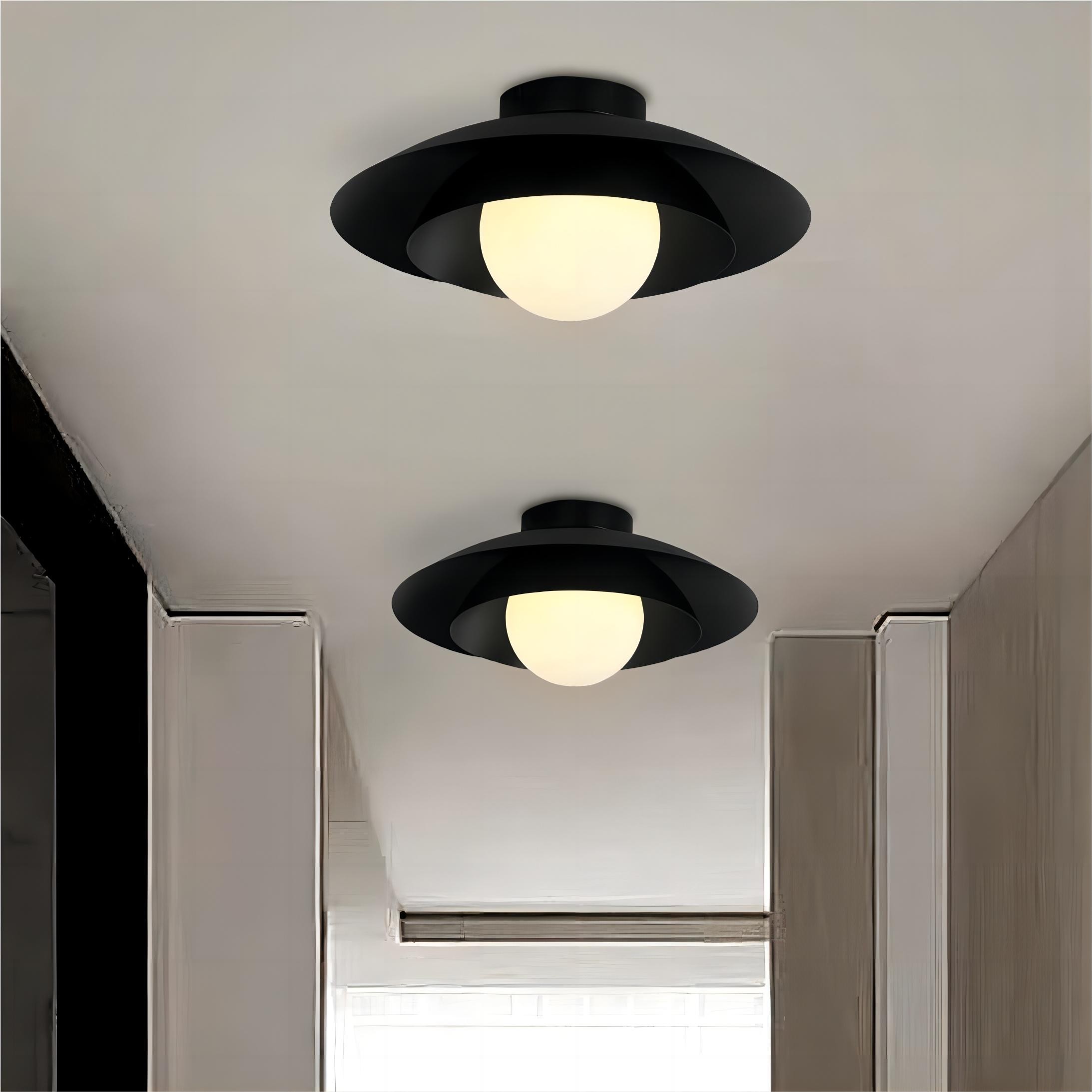 Meerlagige witte vliegende schijf plafondlamp HL121