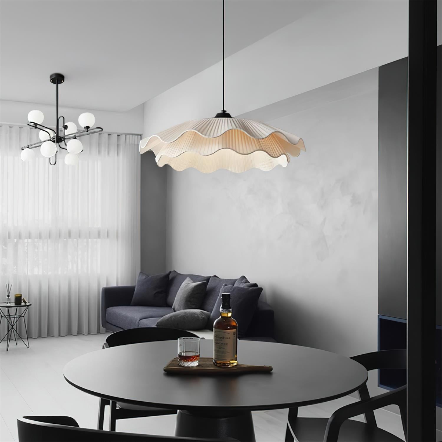 Franse stijl witte hanglamp HL917