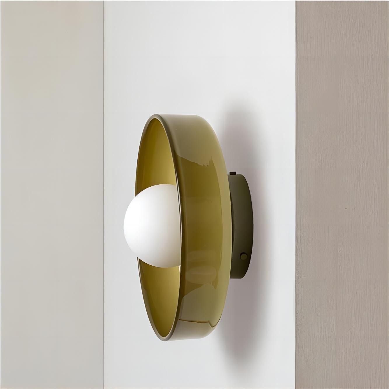 Morandi Glazen Schijf Orb Plafondlamp Wandlamp HL158