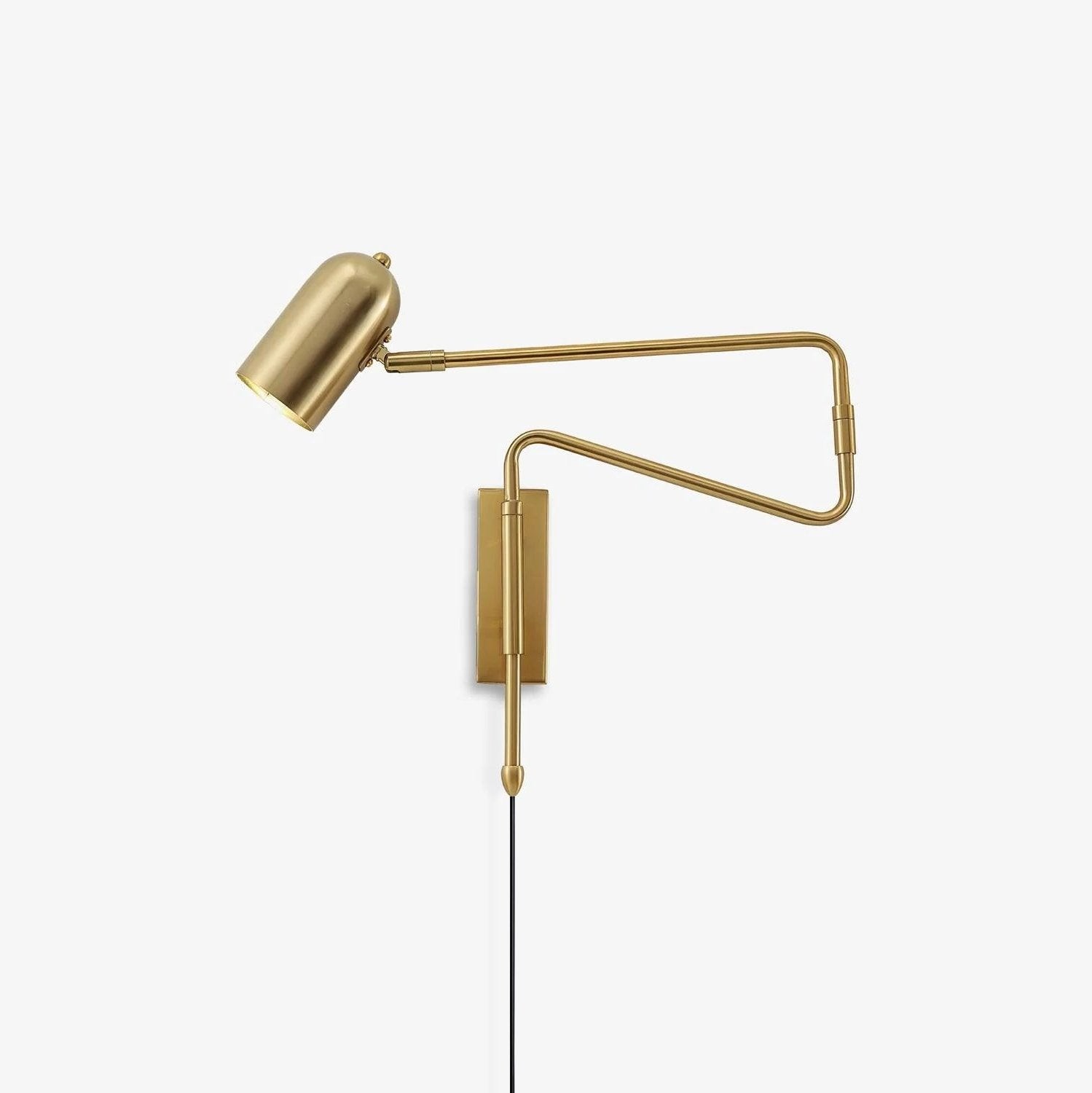 Verstelbare arm wandlamp met stekker HL2924