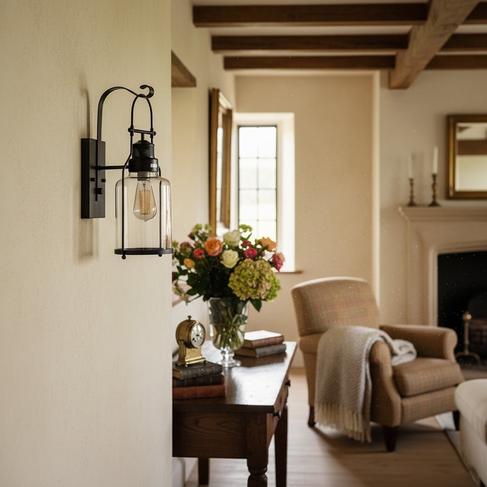 Ivoran Vintage industriële wandlamp - waterdichte wandlamp voor buiten HL1816