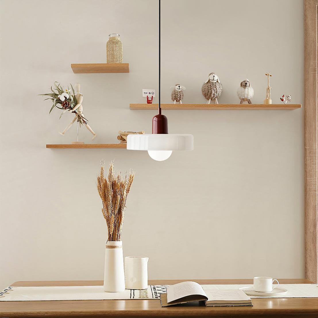 Kalo Disc Kleurrijke Hanglamp - Moderne Glazen Hanglamp voor de Eetkamer HL2447