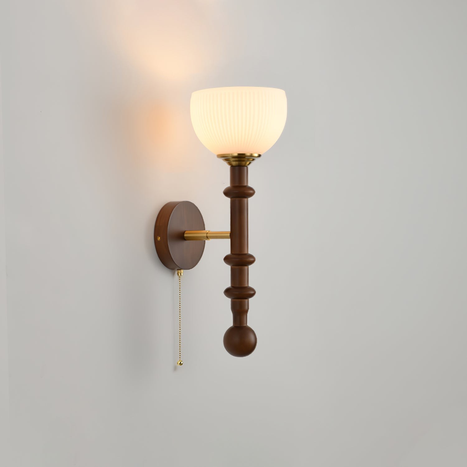 Retro Massief Houten Serie Wandlamp HL769