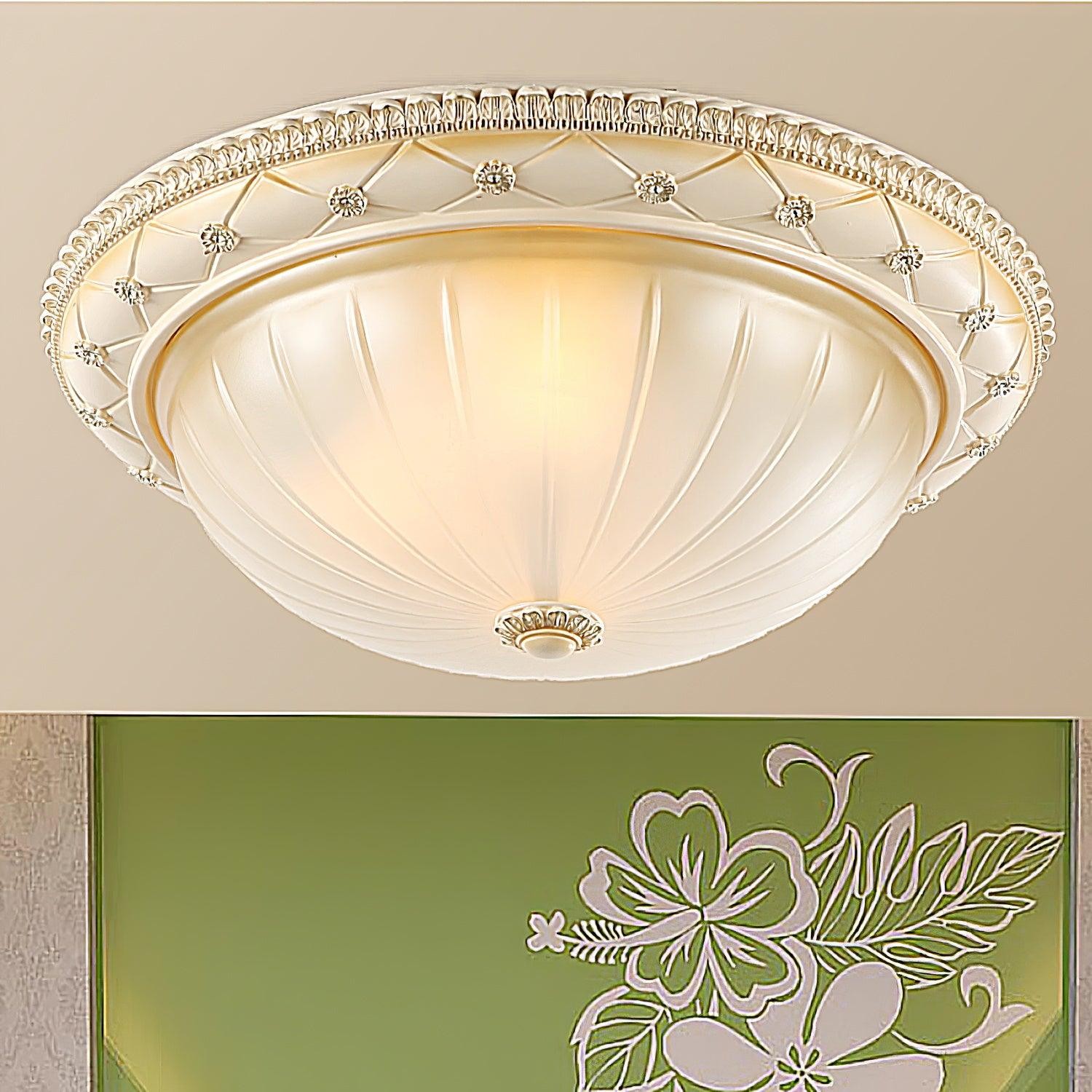Europese vintage stijl plafondlamp van hars voor slaapkamer HL447