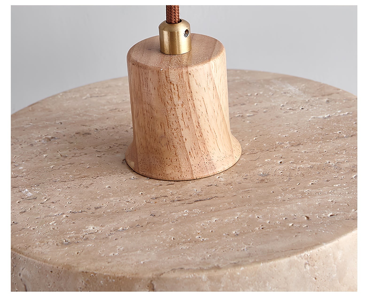 Nordic Travertine schijfvormige hanglamp HL1113