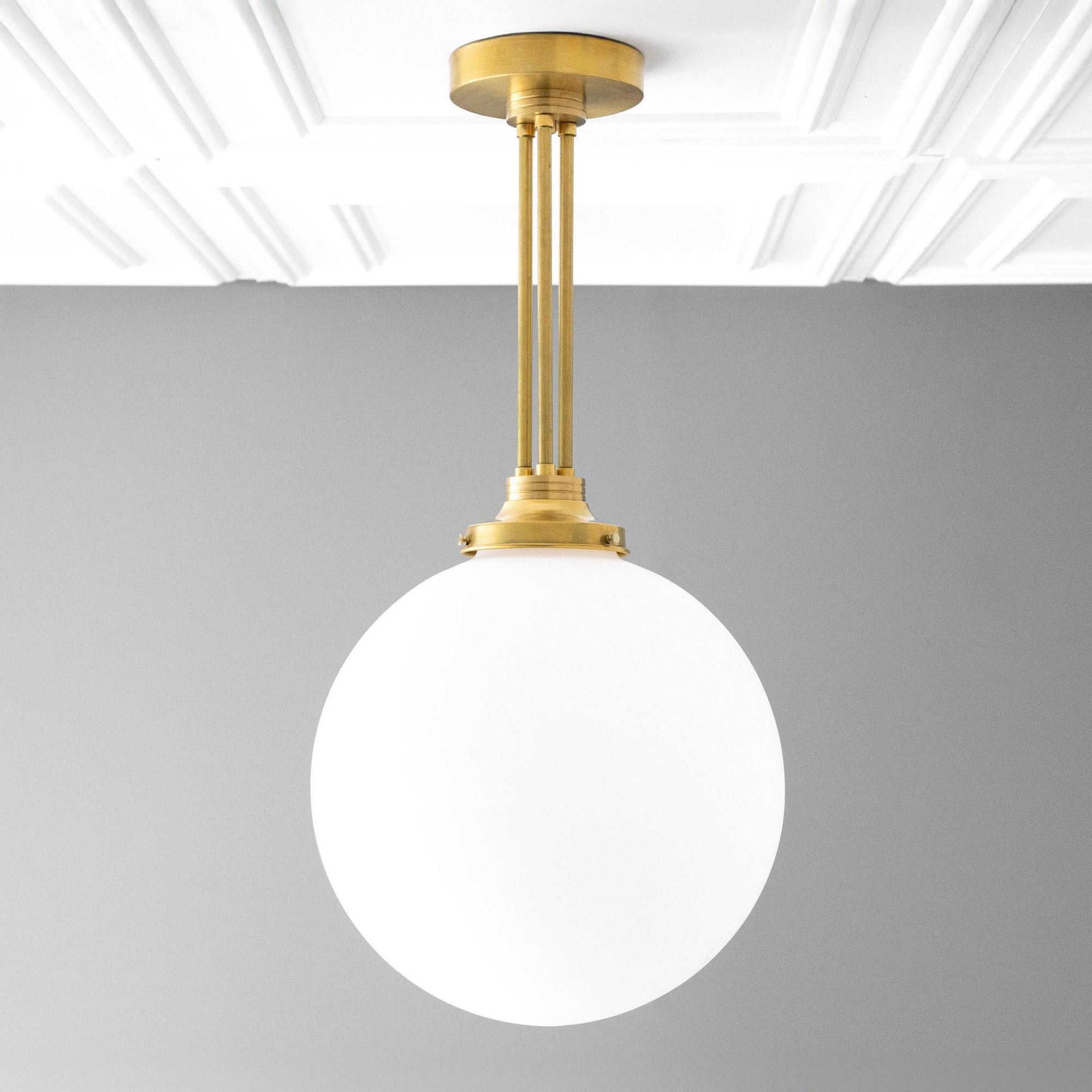 Glorica Glazen Bolvormige Hanglamp - Art Deco Hanglamp voor Thuis HL1704