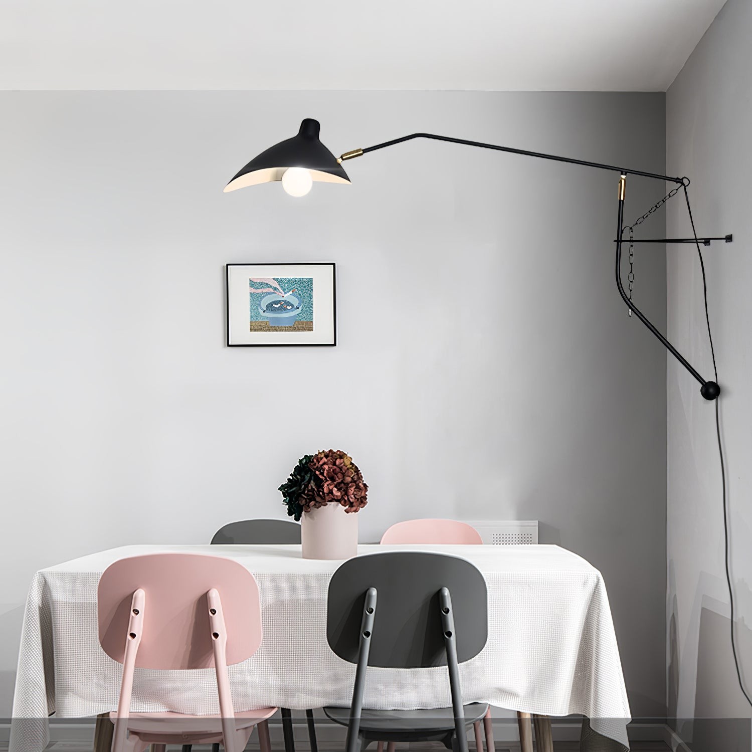 Moderne eendenbek-design Mantis Arm Wandlamp HL1112