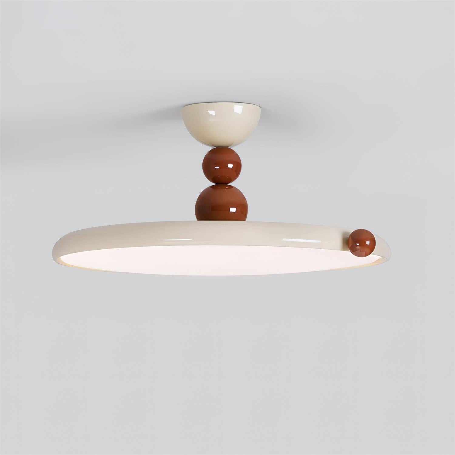 Franse stijl retro ronde vliegende schijf plafondlamp HL704